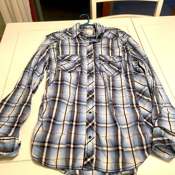 BKE athletic fit men’s Flannel great cond - Picture 1 of 3